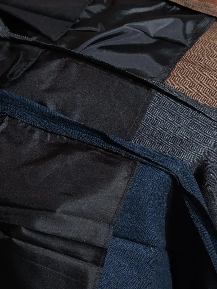 Old Money Wollhose mit verlängerter Bundlasche