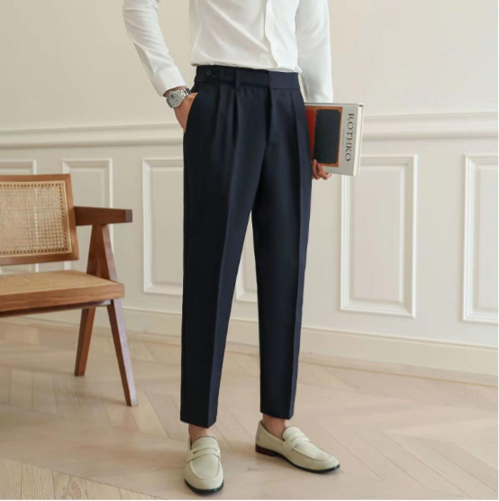 OLD MONEY Pantalon de costume ajusté